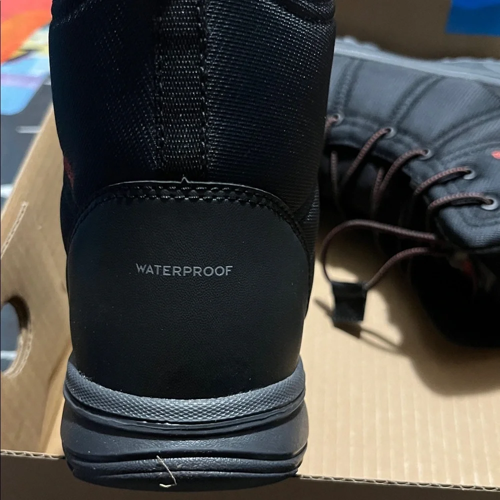 Columbia Kids Black and Gray Waterproof Winter Boot